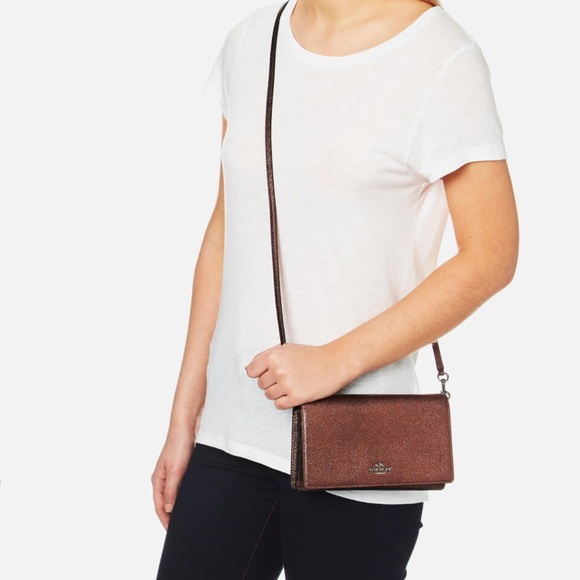 Coach foldover Crossbody Bag - Picture 1 of 6